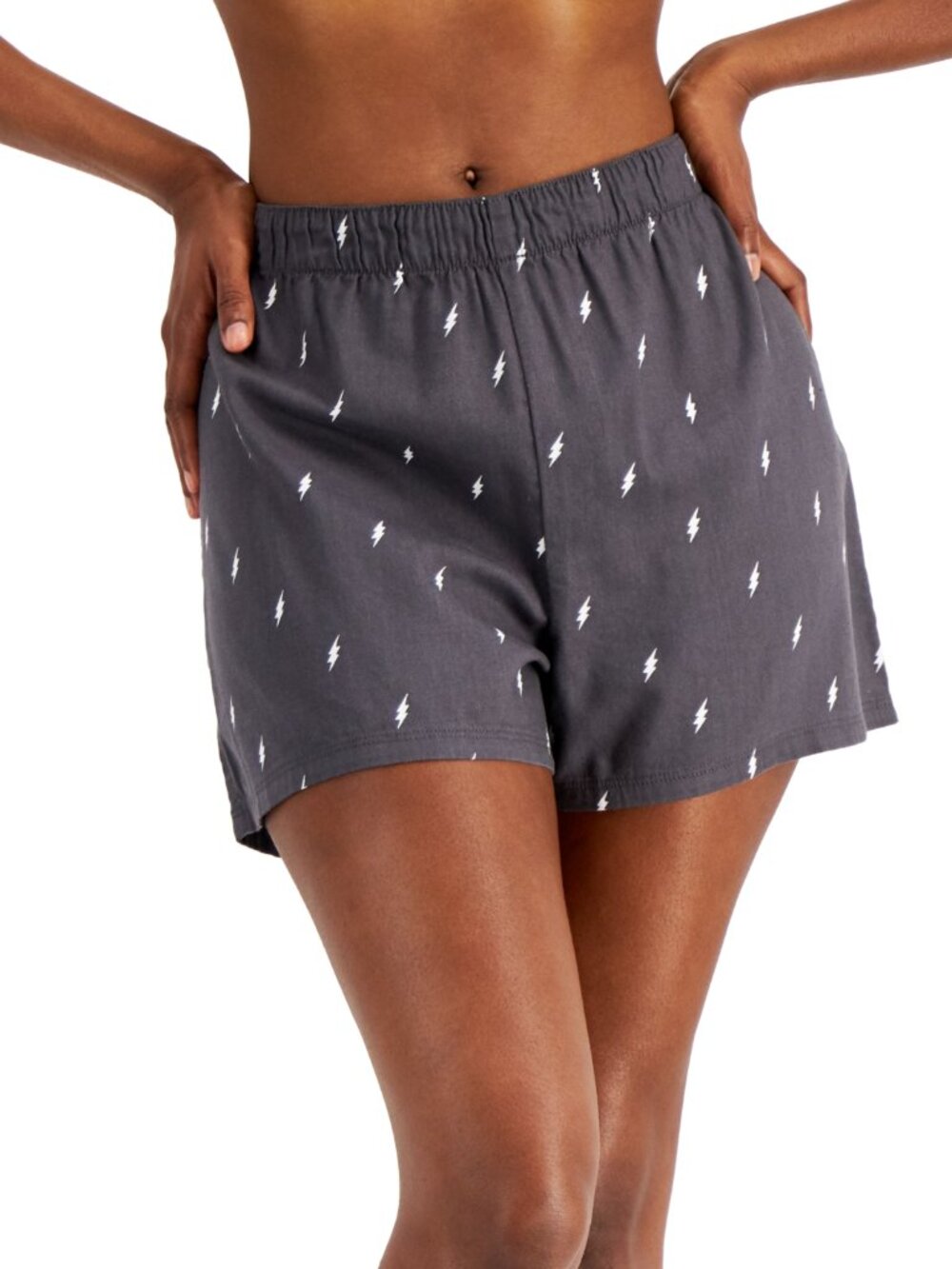 Jenni Womens Woven Boxer Pajama Shorts
